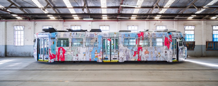 Melbourne Art Tram // Eddie Botha