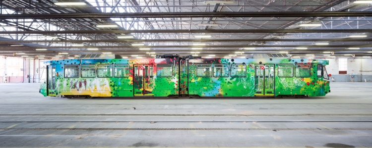 Melbourne Art Tram // Jon Cattapan
