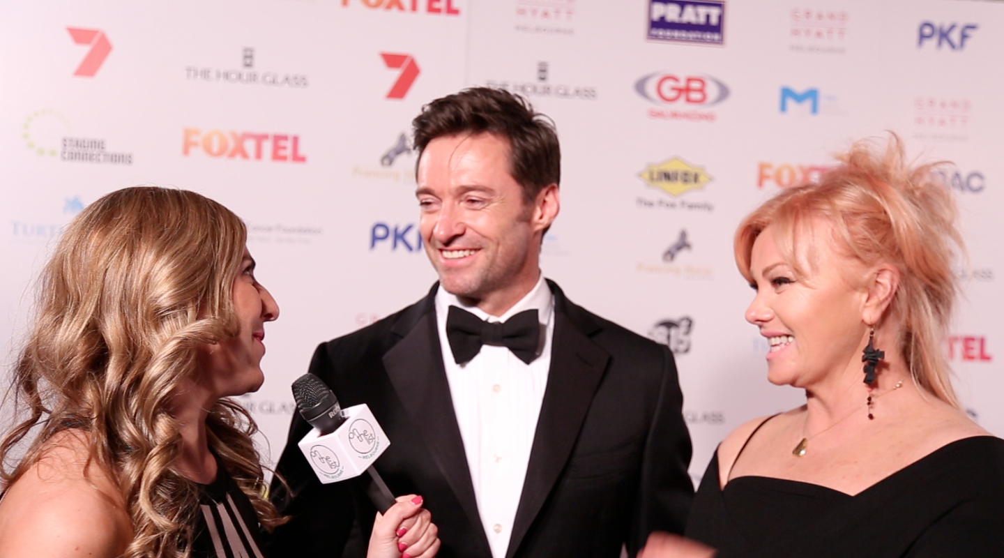 Hugh Jackman and Deb, Red Ball 2015, On The List Melbourne